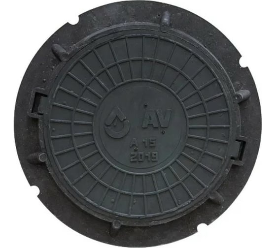 Изображение товара Садовый люк AV Engineering А15 1,5 тонны черный AVEA15C