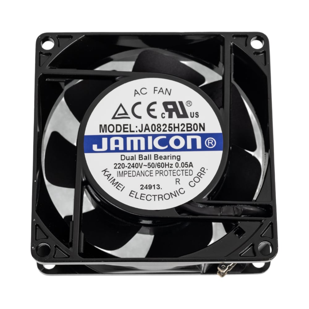 Изображение товара Вентилятор JAMICON JA0825H2B0N-T 80х80х25 мм 230В тихий воздушное охлаждение