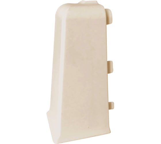 Изображение товара Наружный угол для плинтуса Волшебная палочка Home ПВХ, 70 мм, в упаковке 2 шт., 7004 УТ000075268