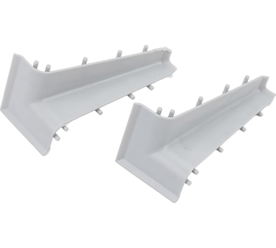 Изображение товара Внутренний угол для плинтуса Волшебная палочка Home ПВХ, 70 мм, в упаковке 2 шт., 7005 УТ000075250