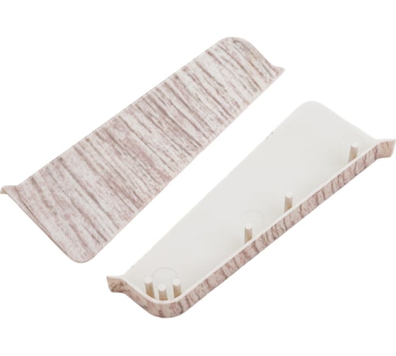 Изображение товара Заглушка для плинтуса Волшебная палочка Home ПВХ, 70 мм, в упаковке пара, 2 шт., 7011 УТ000075218