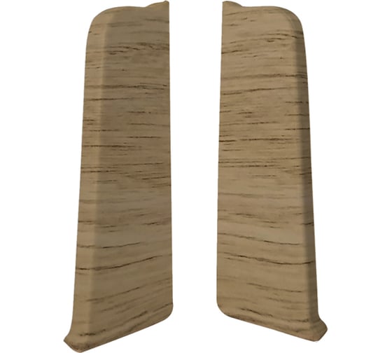 Изображение товара Заглушка для плинтуса Волшебная палочка Home ПВХ, 70 мм, в упаковке пара, 2 шт., 7017 УТ000075224