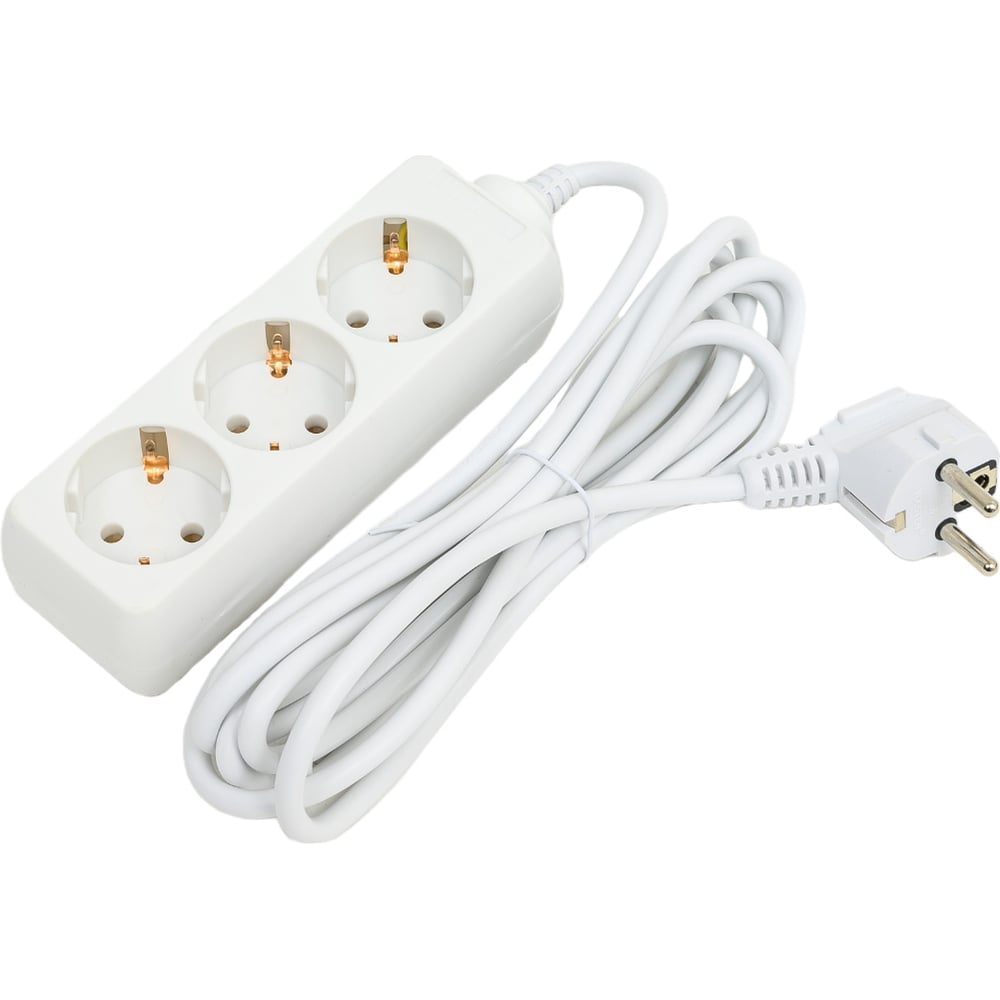 Изображение товара Бытовой удлинитель с заземлением Volsten S 3x3-Z, 3 метра, 3 розетки