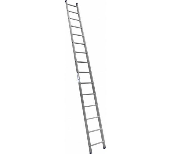 Изображение товара Алюминиевая лестница Алюмет приставная односекционная усиленная 1х15 ступеней. Серия HS1 6115