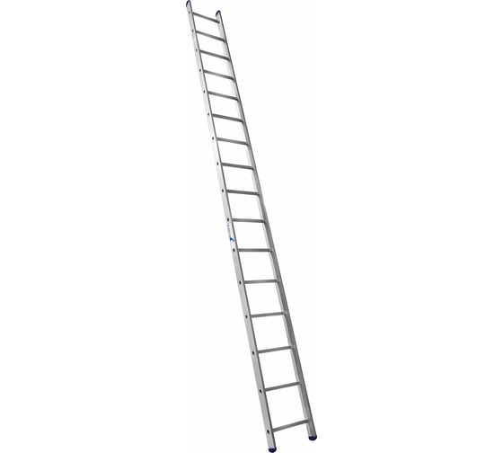 Изображение товара Алюминиевая лестница Алюмет приставная односекционная усиленная 1х16 ступеней. Серия HS1 6116