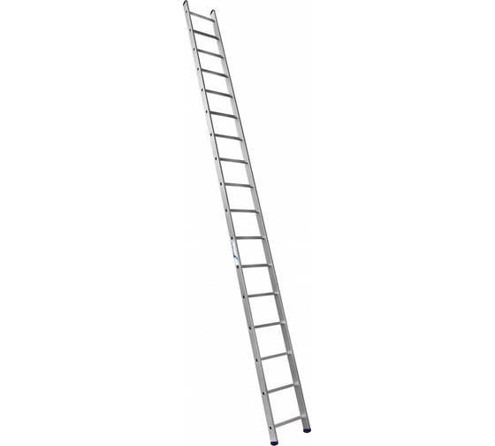 Изображение товара Алюминиевая лестница Алюмет приставная односекционная усиленная 1х17 ступеней. Серия HS1 6117