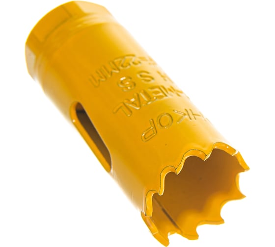 Изображение товара Коронка биметаллическая (22 мм; HSS) по металлу Энкор 24322