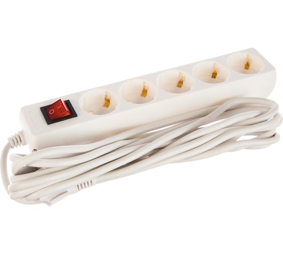 Изображение товара Бытовой удлинитель с выключателем Volsten S 5x5-ZDV, 9332