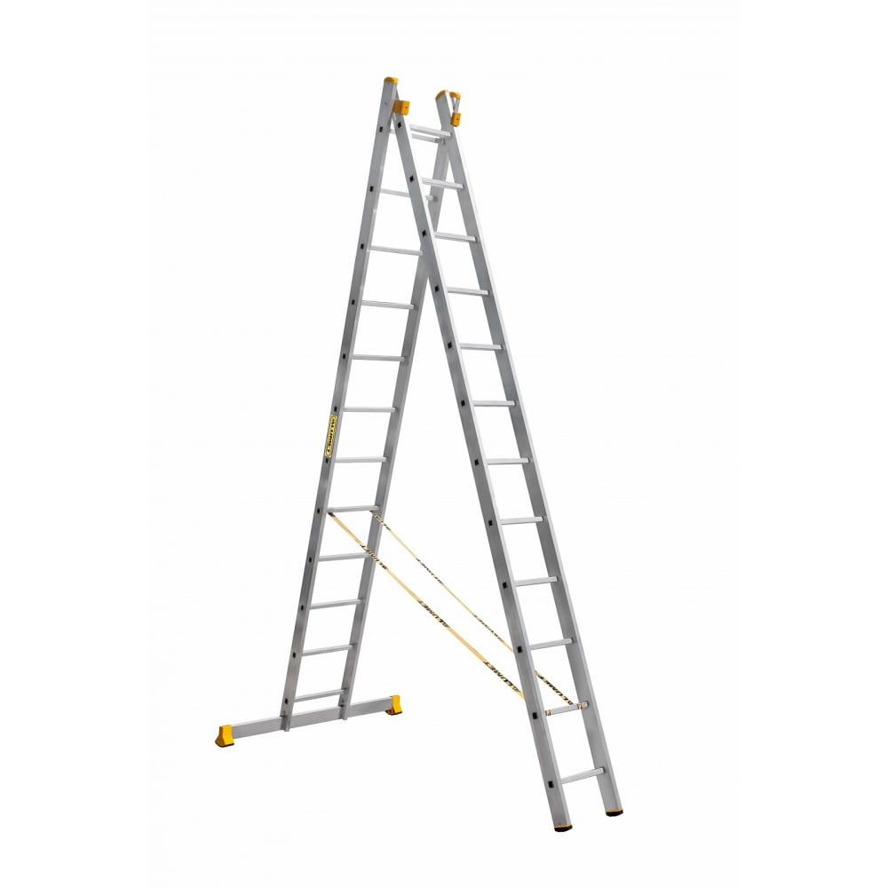Алюминиевая двухсекционная лестница Алюмет алюминиевая двухсекционная лестница алюмет