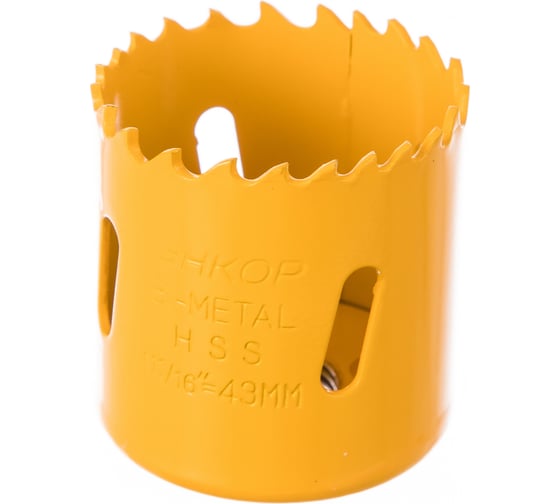 Изображение товара Коронка биметаллическая (43 мм; HSS) по металлу Энкор 24343
