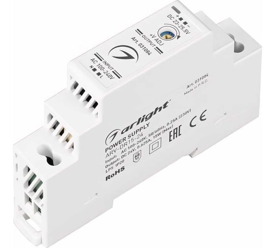 Изображение товара Блок питания Arlight ARV-DR15-24 031084