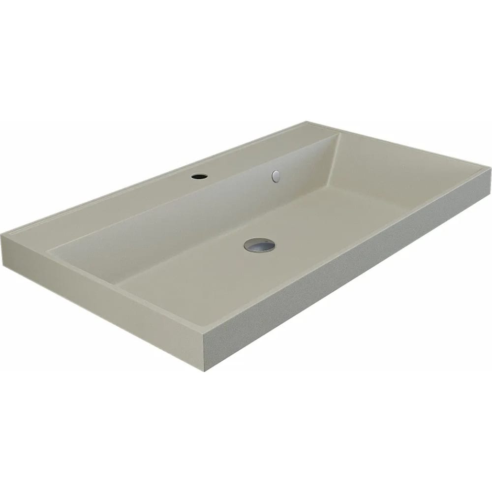 Кварцевая раковина для ванной комнаты uperwood мойка кухонная кварцевая ulgran quartz prima 780 780х500 мм 05 бетон