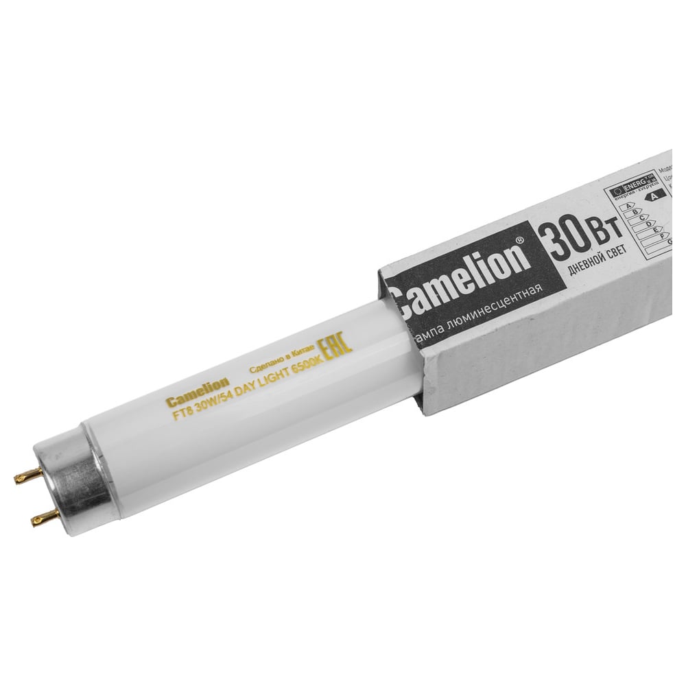 Изображение товара Лампа люминесцентная Camelion FT8-30W/54 6500K 1720лм G13 T8 холодный белый