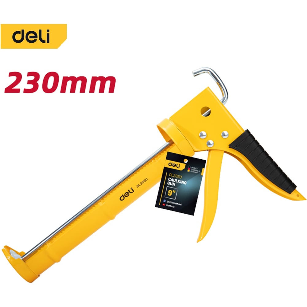 Изображение товара Пистолет для герметиков DELI DL2350 - надежный и удобный инструмент
