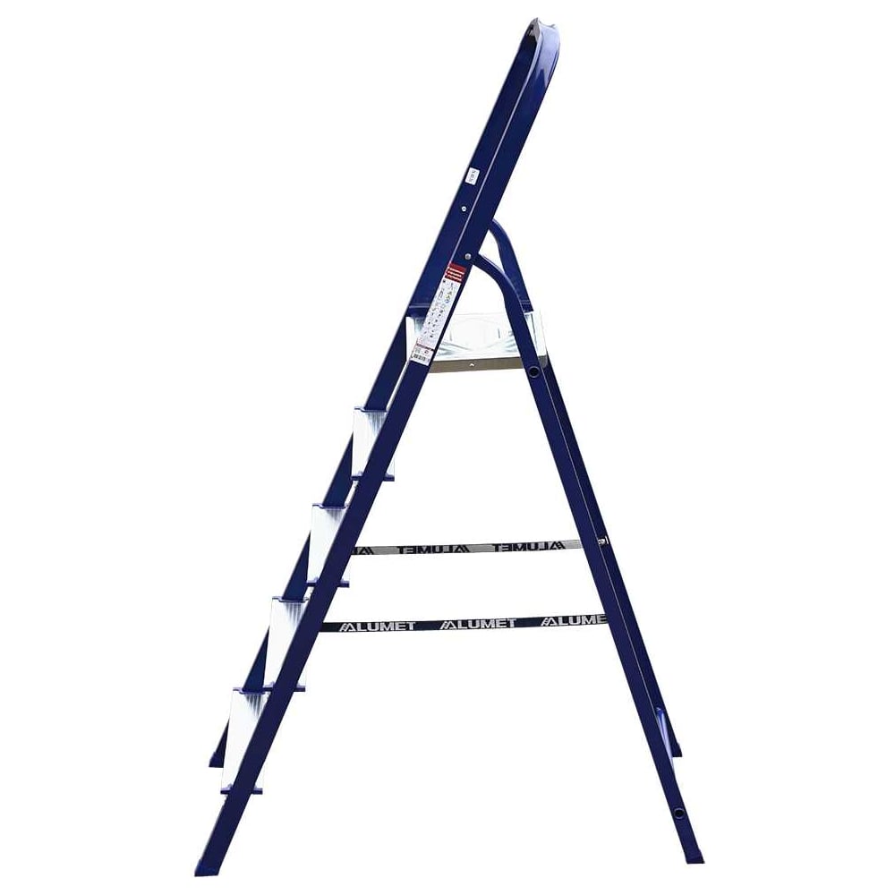 Изображение товара Стальная стремянка Алюмет 5 ступеней серия M8405 для дома и работы