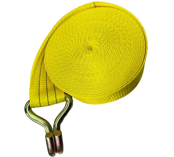 Изображение товара Стяжной ремень ТРАСТ 75 мм, длинная часть с крюком, 8000 мм 4687202684731