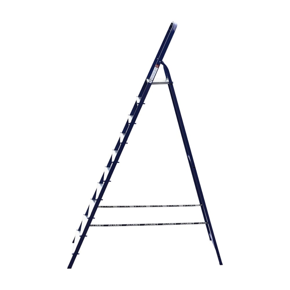 Изображение товара Стальная стремянка Алюмет 10 ступеней серия M8410 - надежная лестница для дома и работы