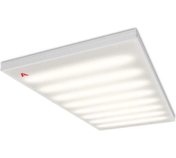 Изображение товара Светодиодный светильник Wolta PRO с БАП EM3, IP40, 6500К холодный белый свет, офисный микропризма ДВО01-72-352-6К