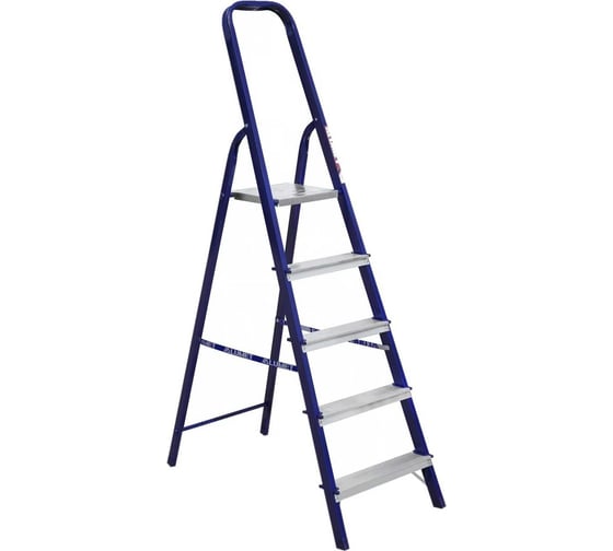 Изображение товара Стальная стремянка Алюмет облегченная 5 ступеней. Серия M8305