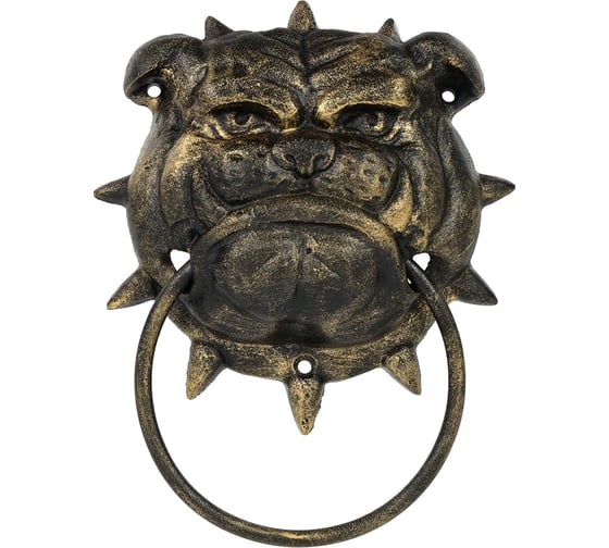 Изображение товара Дверная ручка BlumenHaus Blumen Haus "Бульдог", чугун, 14x18x4 см 66090