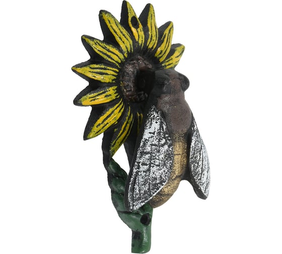 Изображение товара Ручка-стучалка BlumenHaus "Пчела", чугун, 14x8х4 см 66095