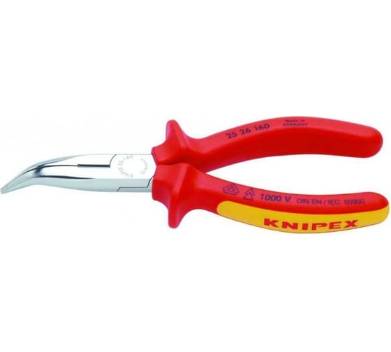 Изображение товара Длинногубцы с резцом KNIPEX KN-2526160