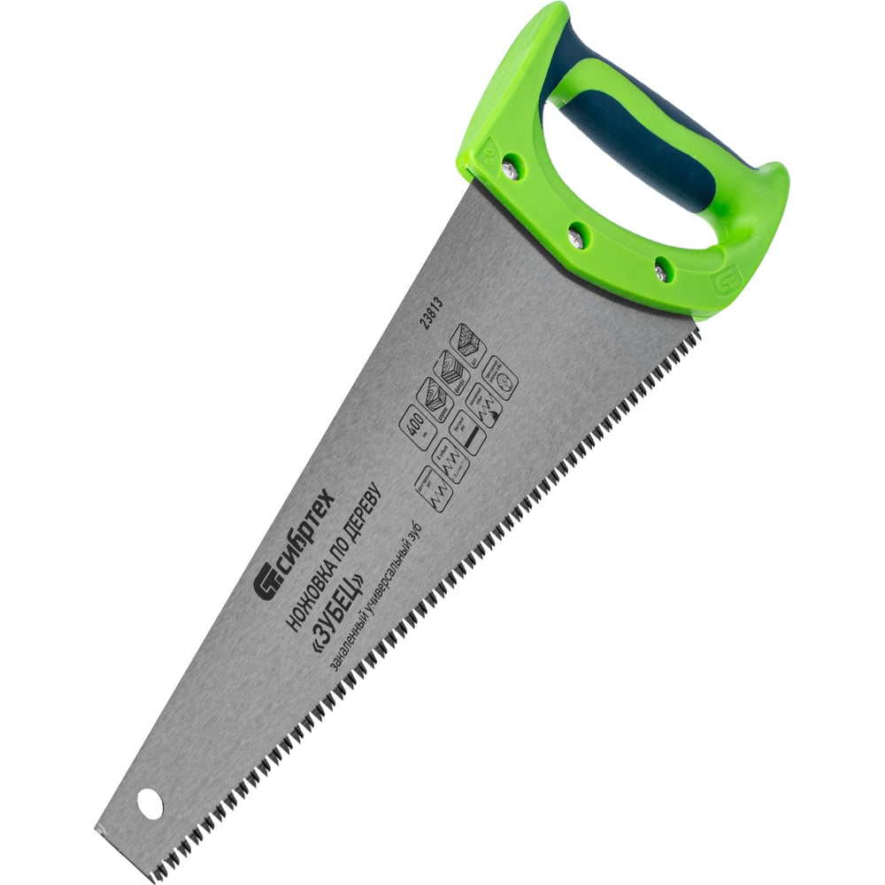 Изображение товара Ножовка по дереву СИБРТЕХ Зубец 400 мм 7-8 TPI