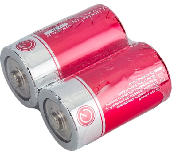 Изображение товара Солевая батарейка ENERGY R20/2S (D) 104974