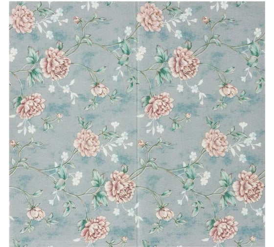 Изображение товара Мягкая самоклеящаяся 3D панель LAKO Барокко (комплект 5 шт.; серый; 70x70 см) LKD-5-1021