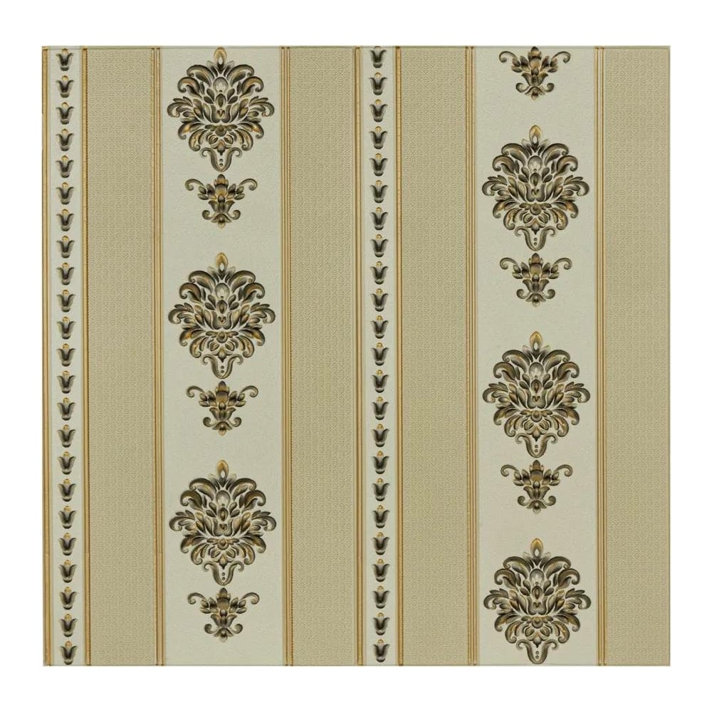 Изображение товара Мягкая самоклеящаяся 3D панель LAKO Барокко бежевый 70x70 см