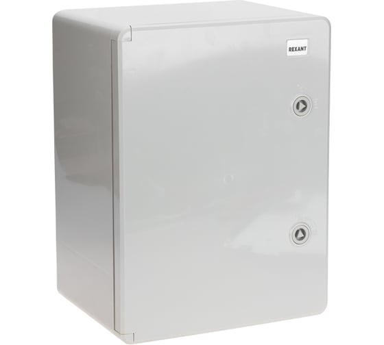 Изображение товара Щит с монтажной панелью REXANT пластиковый ЩМПп 400x300x220 мм ABS УХЛ1 IP65 11-0403