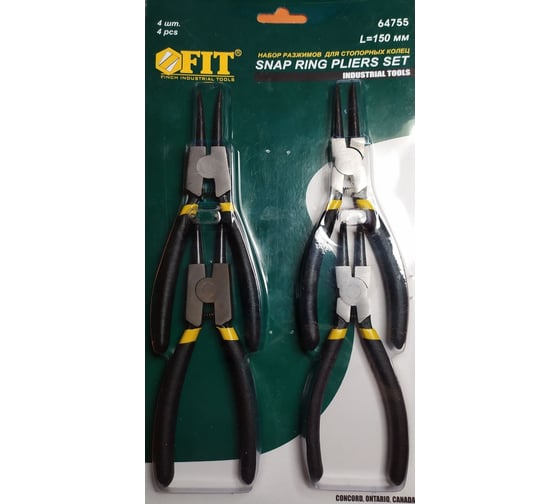 Изображение товара Набор разжимов для стопорных колец FIT Т-43140 64755