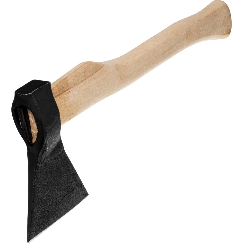Изображение товара Кованый топор 800 г сборный с деревянным топорищем