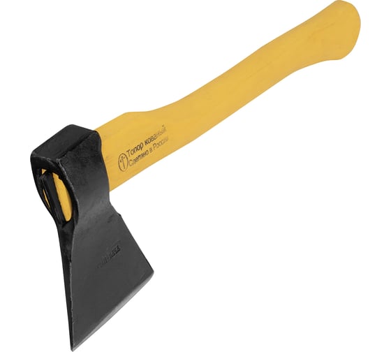 Изображение товара Топор 600 г,в сборе,кованый с деревянным топорищем Без бренда 21690