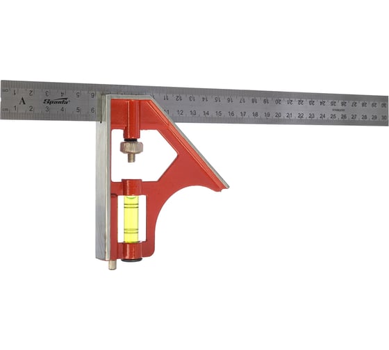 Изображение товара Металлический комбинированный угольник SPARTA 300 мм 323675