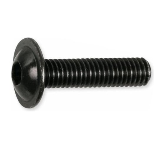 Изображение товара Винт с фланцем ЦКИ ISO7380-2 М6x8 10.9 окс., 100 шт. 48227