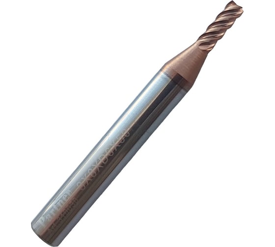 Изображение товара Фреза концевая твердосплавная до 65 НRC Серия 310 (3х8х50 мм; 4-х перая; TiAlSIN; 45 градусов; хв-к 6 мм) Partner 310030