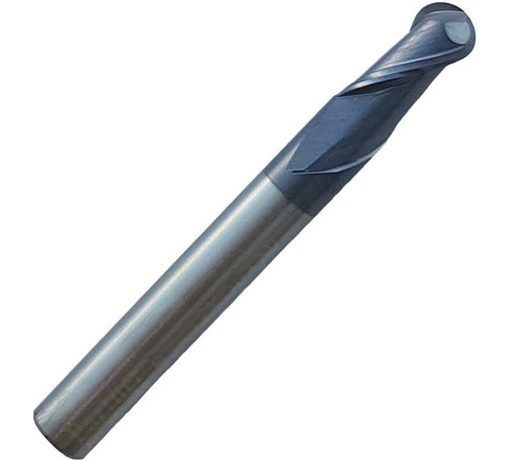 Изображение товара Фреза сферическая твердосплавная универсальная до 45 НRC Partner 8X16ХD8X60, 2-х перая, AlTiN, (Серия 305) 305080