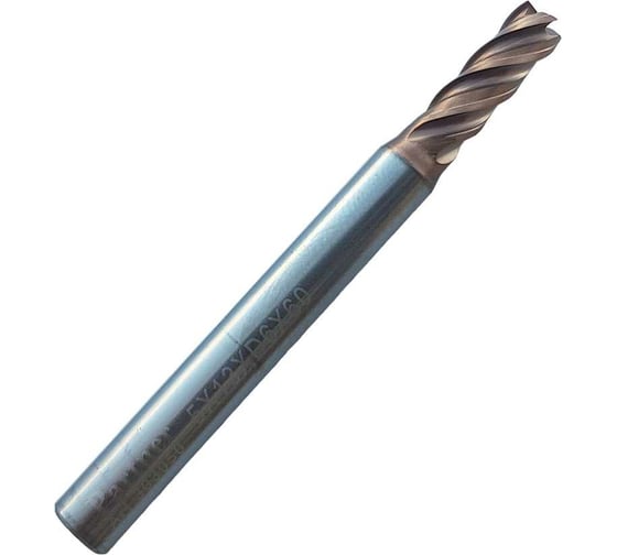 Изображение товара Фреза концевая твердосплавная по нержавеющей стали Серия 303 (5х13х50 мм; 4-х перая; TiAlSIN; 38/41 градусов) Partner 303050