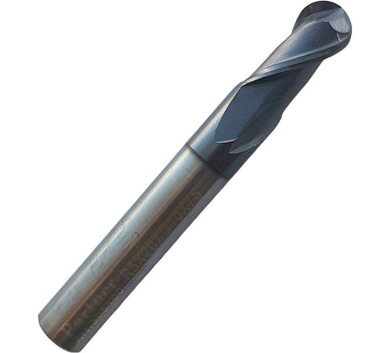 Изображение товара Фреза сферическая твердосплавная универсальная до 45 НRC Partner 10X20ХD10X75, 2-х перая, AlTiN, (Серия 305) 305100