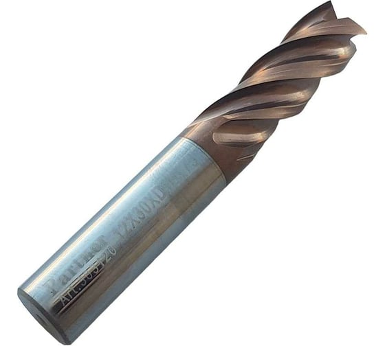 Изображение товара Фреза концевая твердосплавная по нержавеющей стали Серия 303 (16х40х100 мм; 4-х перая; TiAlSIN; 38/41 градусов) Partner 303160