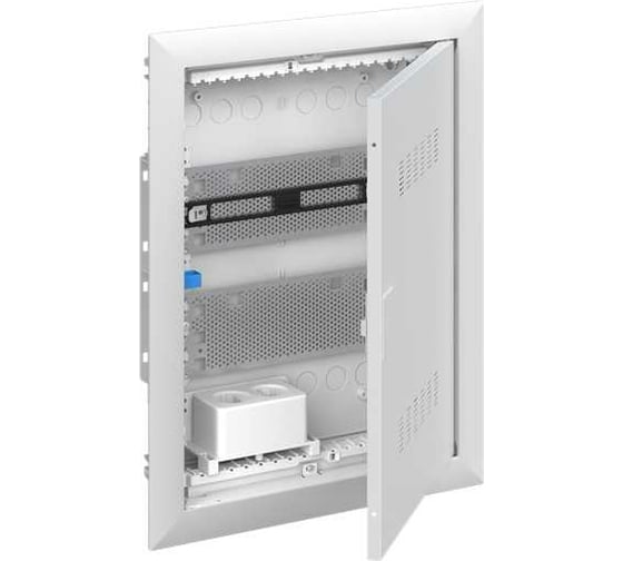 Изображение товара Мультимедийный шкаф с дверью ABB с вентиляционными отверстиями и DIN-рейкой UK620MV (2 ряда) 2CPX031390R9999