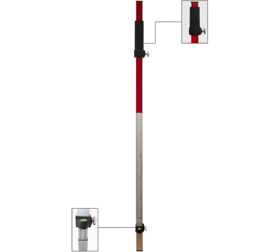 Изображение товара Рейка нивелирная для лазерных приемников Laser STAFF ADA A00230