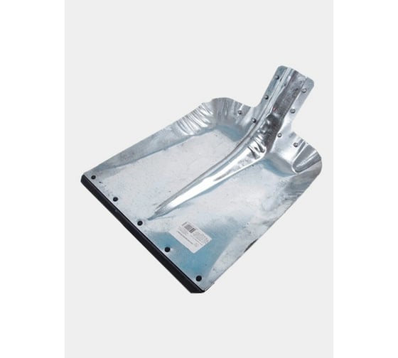 Изображение товара Снеговая лопата ЛЕТО ЛС9 380x380 мм, оцинкованная сталь, с накладкой, без черенка 1758