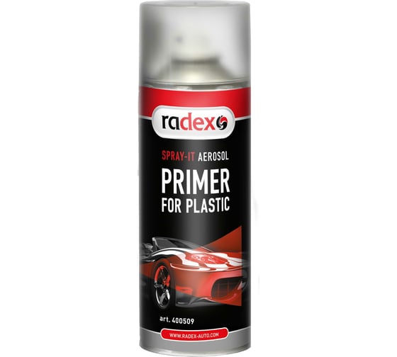 Изображение товара Аэрозоль праймер для пластика Radex SPRAY-IT 0,52 мл (12302) 400509