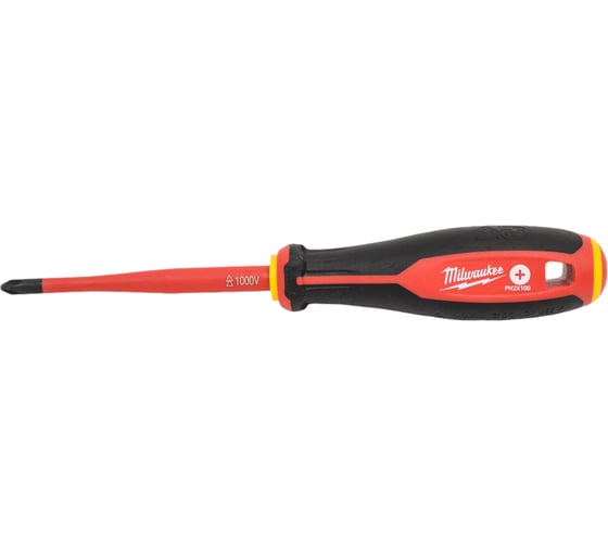 Изображение товара Трехгранная отвертка Milwaukee изолированная VDE PH2x100 4932478722