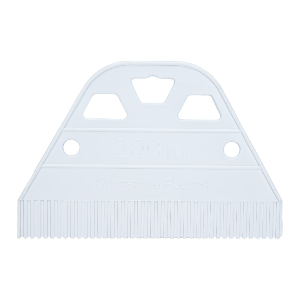 Изображение товара Шпатель Петрович зуб пластиковый 200мм для нанесения клея