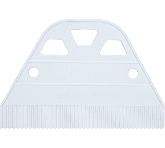 Изображение товара Шпатель Петрович зуб пластиковый 200мм для нанесения клея 4100013387