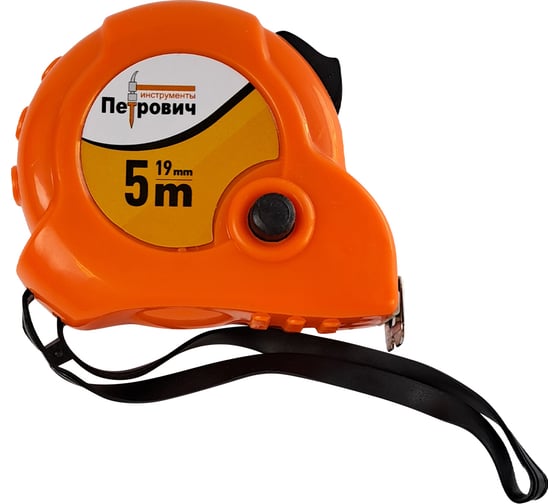 Изображение товара Рулетка Петрович "SQUARE" 5м*19мм,с автостопом П074-0519 4100001753