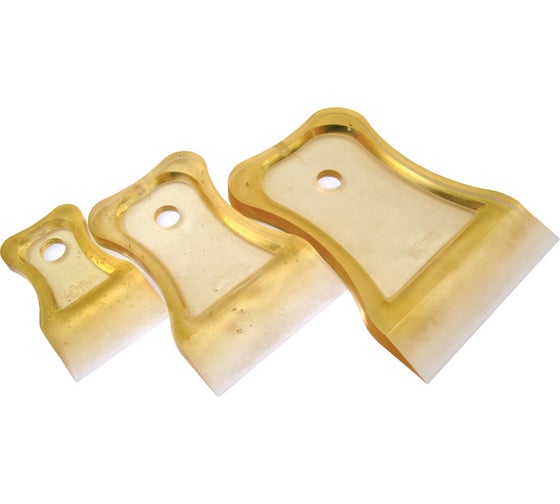 Изображение товара Набор резиновых шпателей Управдом цвет прозрачный. Размер 40; 60; 80 мм 4100002621